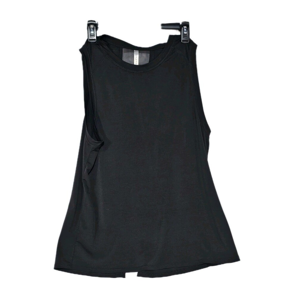Fabletics Tank Dry Flex Open Back Women's M Black Sleeveless Gym Athleisure - Picture 2 of 8